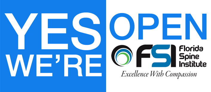Florida Spine Institute is open during COVID-19